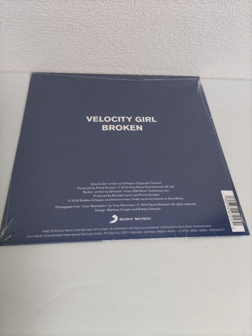 Sale■PRIMAL SCREAM 　7inch vinyl 限定サイン入り