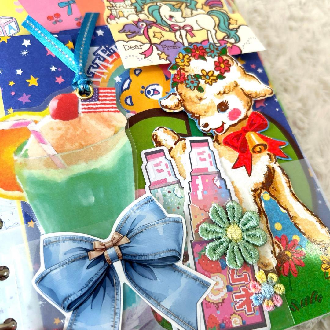 1044 おすそ分けファイル　A5クリアバインダー スイマー　雑貨セット