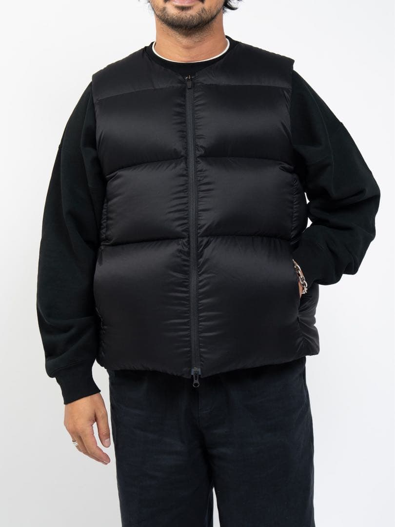 ジャケット・アウター OVY Collarless  Down Vest L