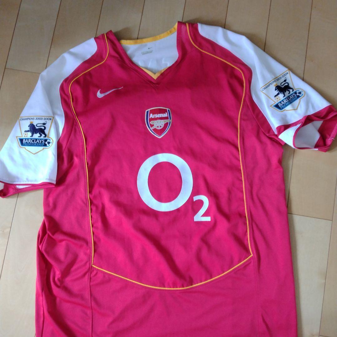 アーセナル 2002-2003 Nike ユニフォーム赤/白