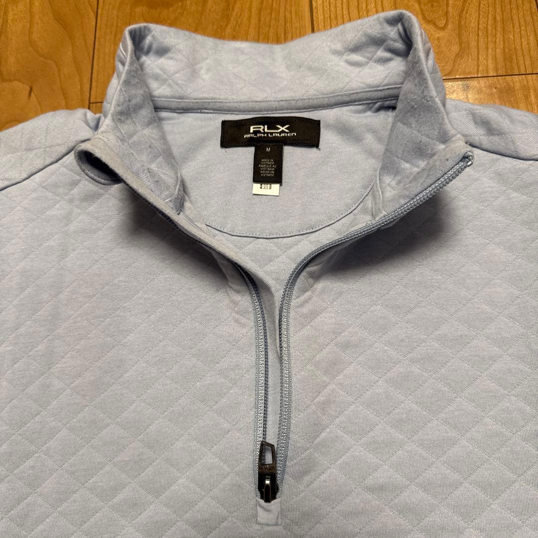 RLX ハーフジップゴルフシャツUS M