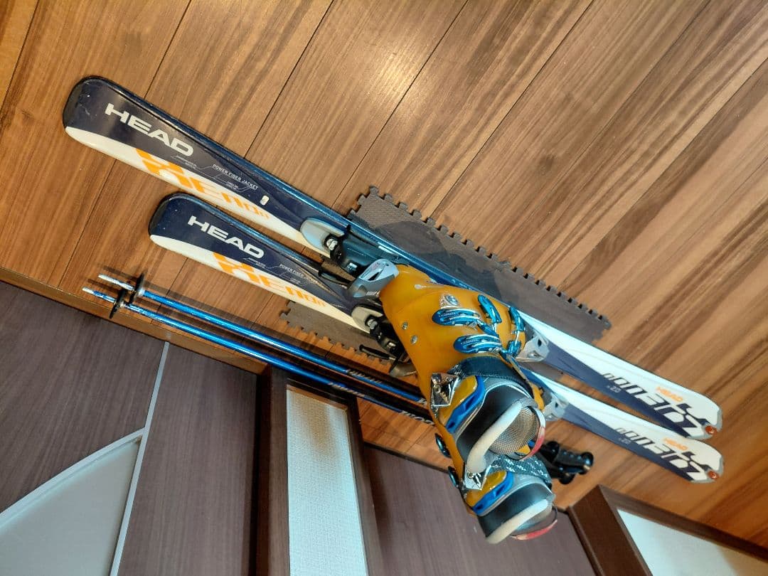 【ハイエンド】HEAD 学生・男女兼用 スキーセット メンテ・WAX済み✔