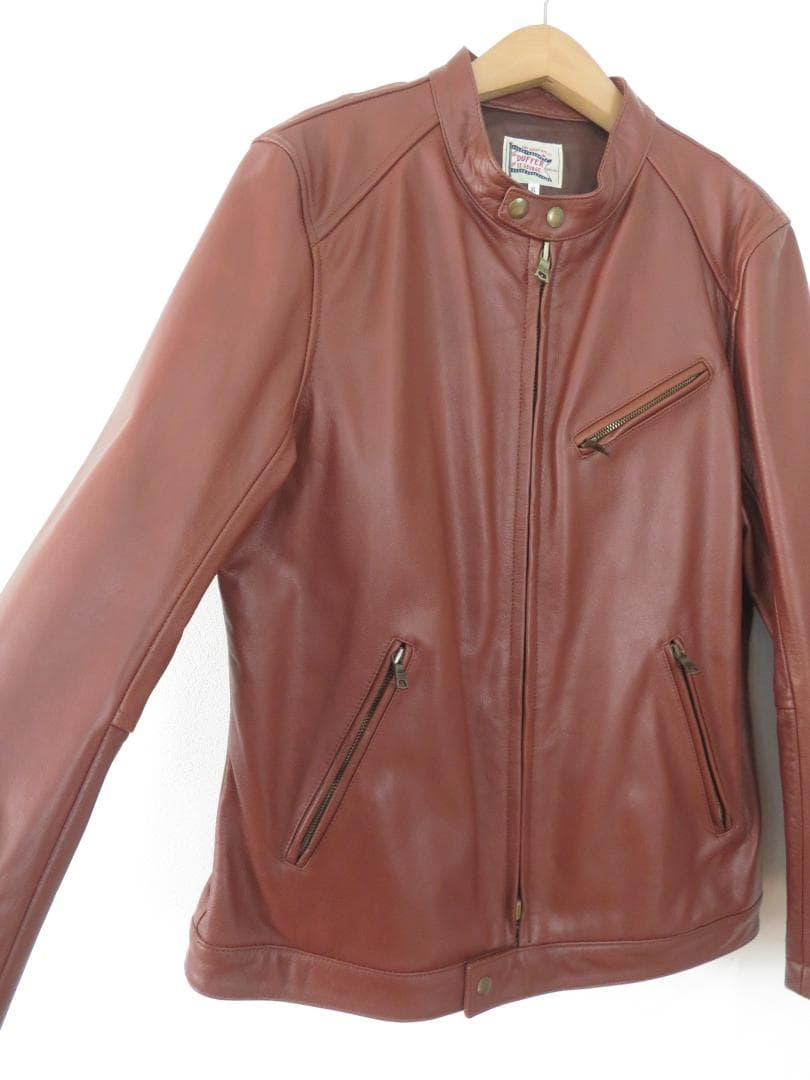 【美品】ダファーオブセントジョージ バッファローレザー ライダースジャケットXL