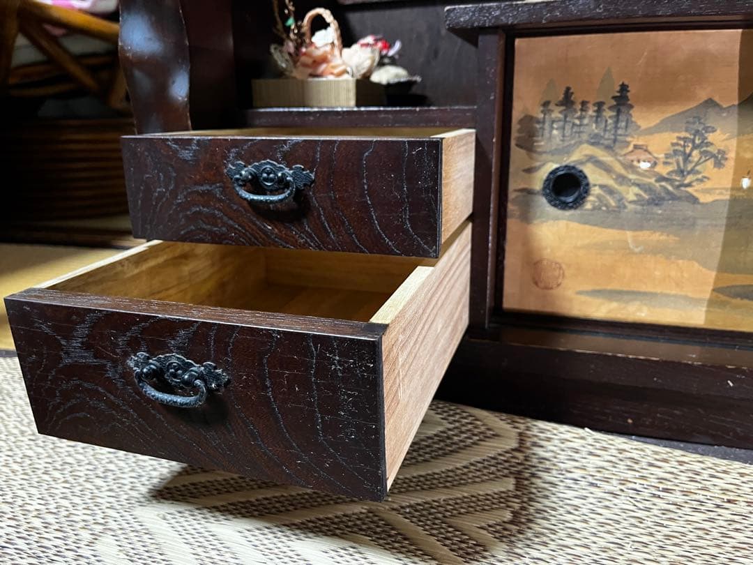 和家具　小物タンス　民芸　レトロ　アンティーク　飾り棚　民藝　小物入れ