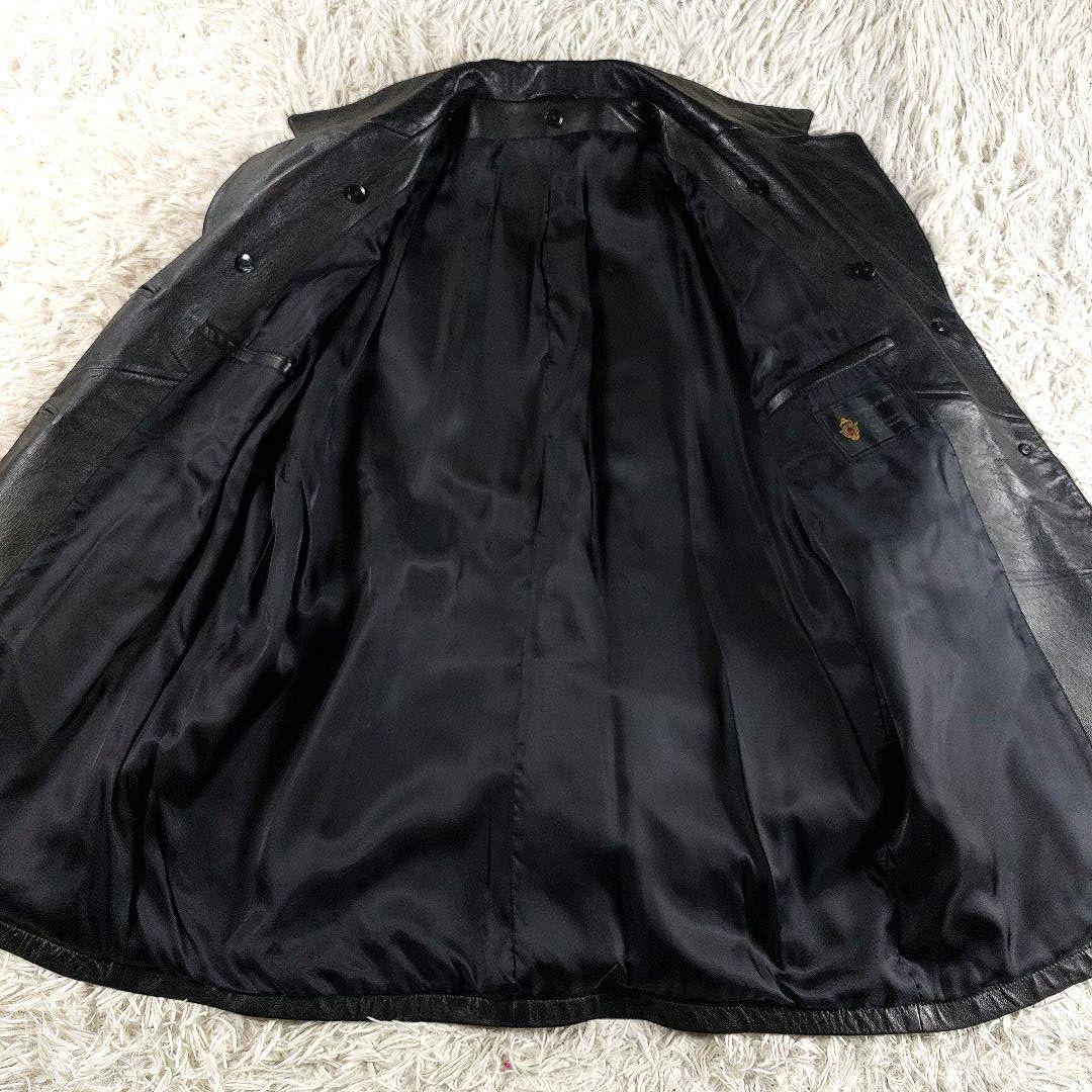 00s y2k archive 羊革 ベルトコムサデモード テーラード コート