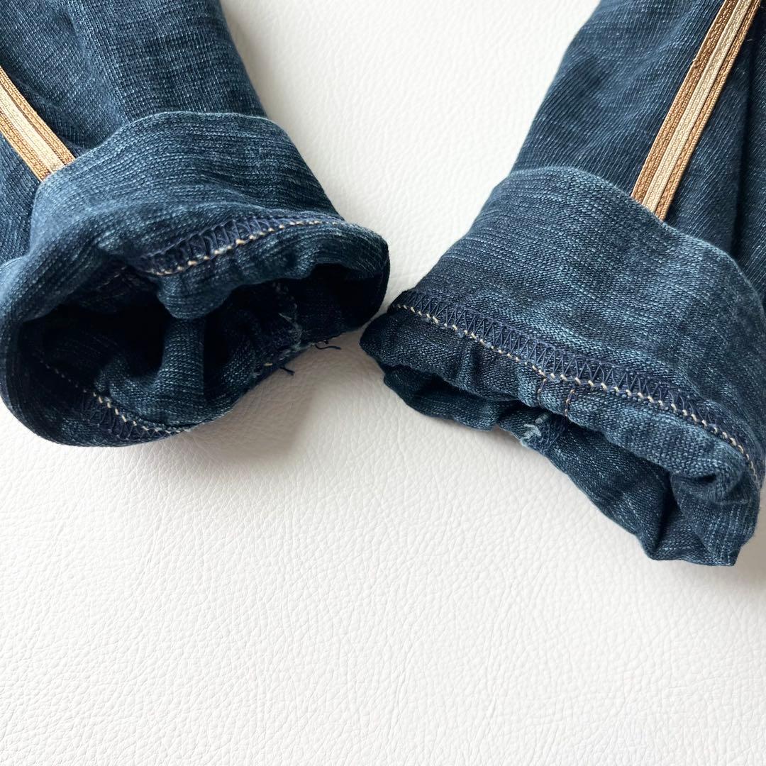 4845【美品】45R でこぼこ天竺の908フーディ パーカー　スマイルロゴ S