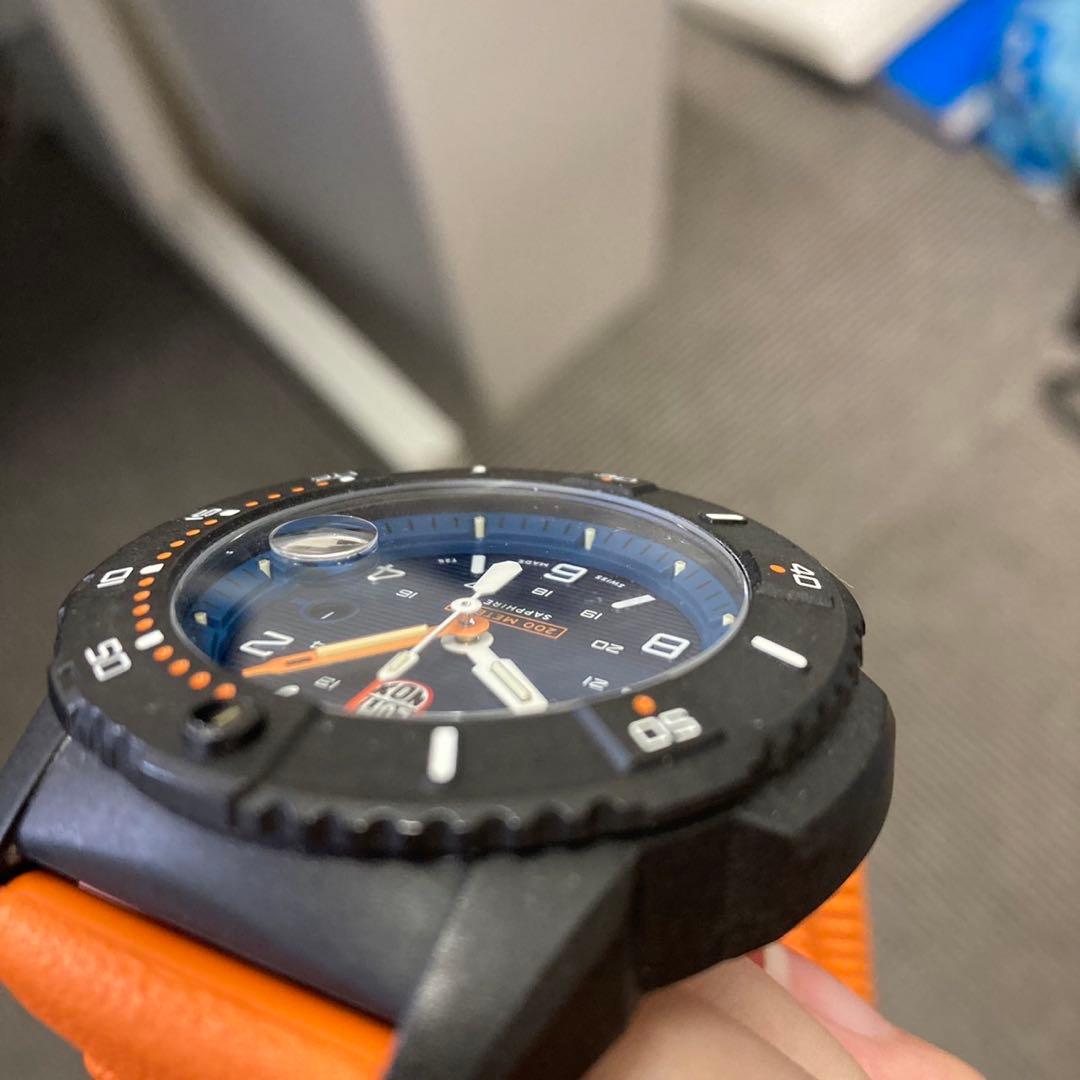 Luminox ルミノックス 稼働 オレンジベルト
