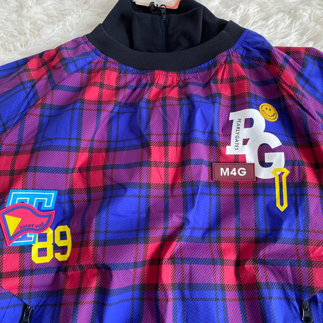 未使用☆パーリーゲイツ ナイロンストレッチハニカム ツインスニード ニコちゃん