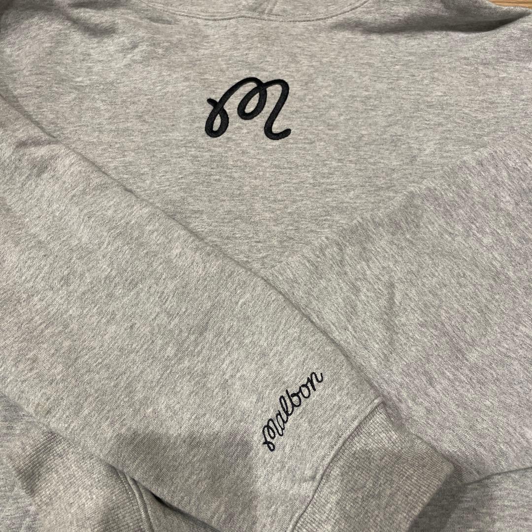 BEAMS GOLF✖️Malbon グレー パーカー Lサイズ