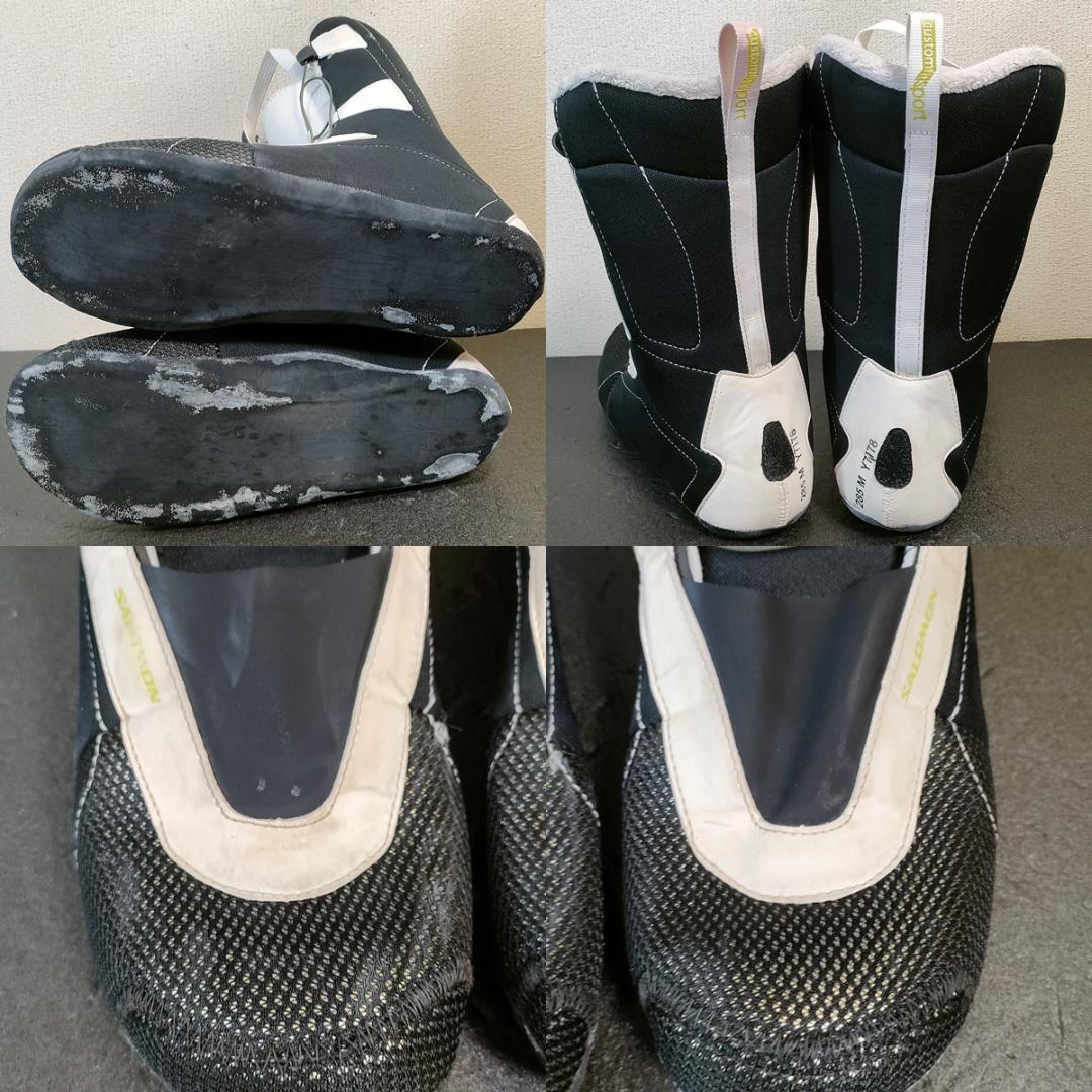 サロモン スノーボードブーツ メンズ 28.5 ボア salomon boa 黒