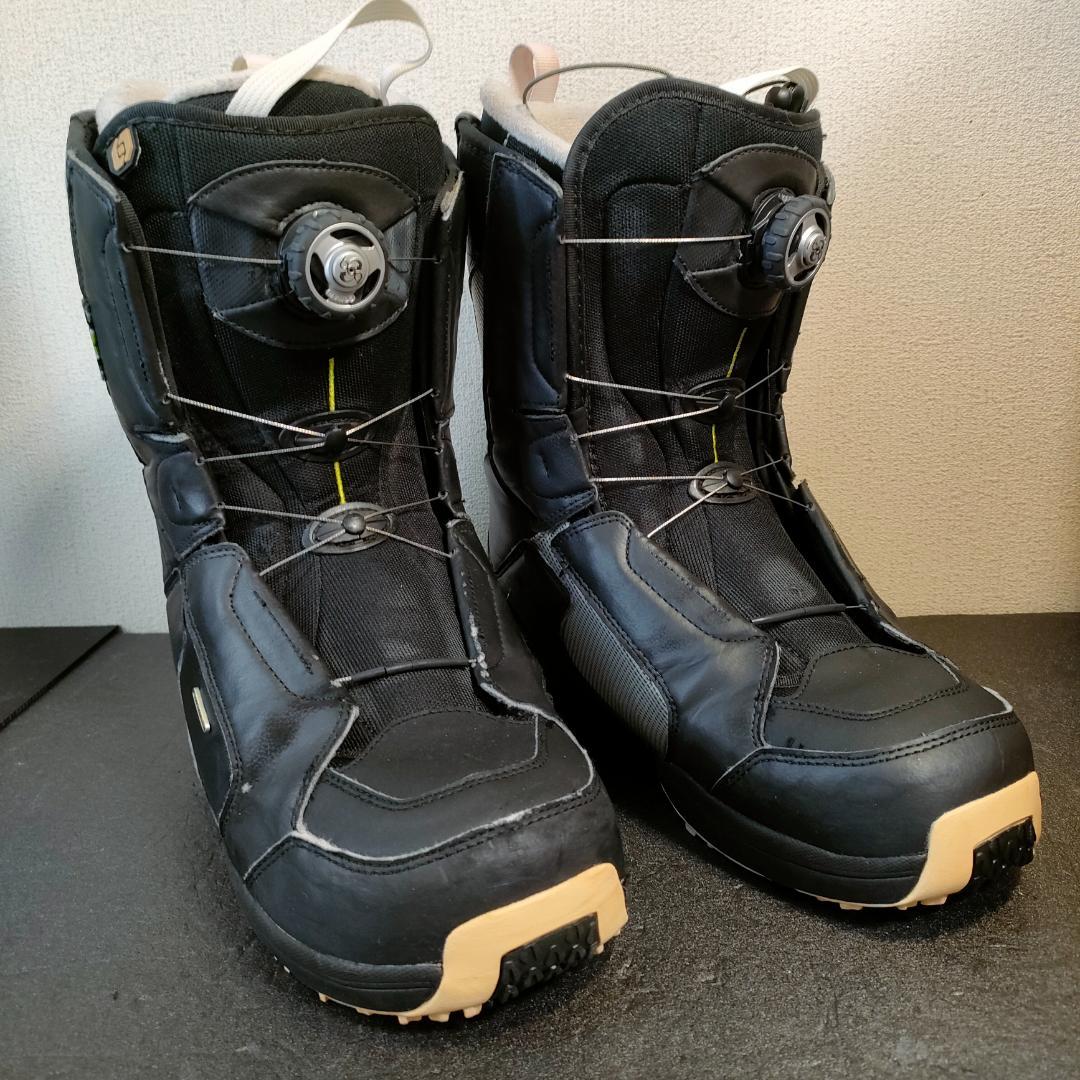 サロモン スノーボードブーツ メンズ 28.5 ボア salomon boa 黒