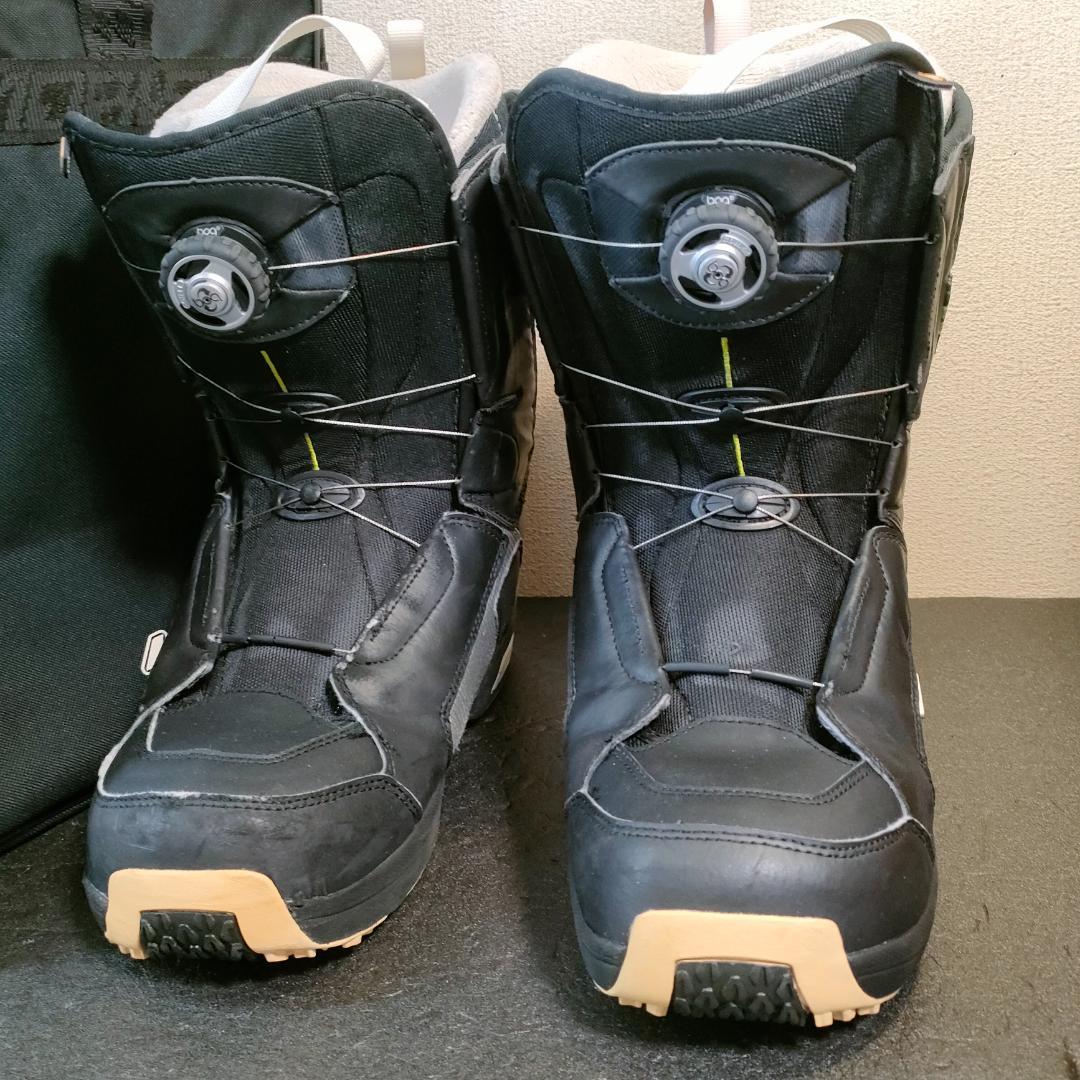 サロモン スノーボードブーツ メンズ 28.5 ボア salomon boa 黒