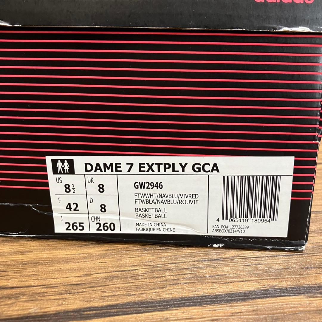 （K26096）★未使用★ アディダス DAME 7 EXTPLY 26.5㎝