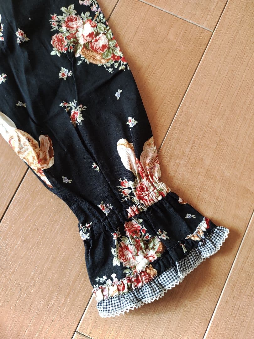 未使用　ピンクハウス　アルザスラパン　うさぎ　チュニックブラウス　ギンガム　黒白