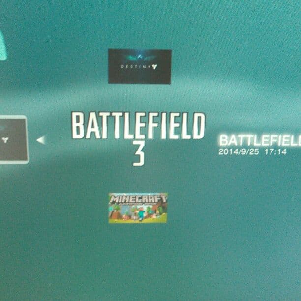 PS3   本体(マインクラフト、BF、distny)