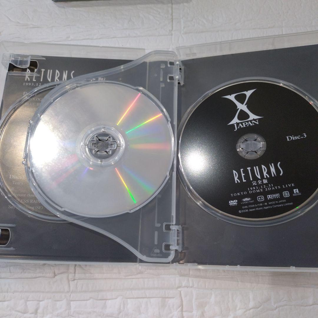X JAPAN RETURNS DVD　1993年12月30日　31日