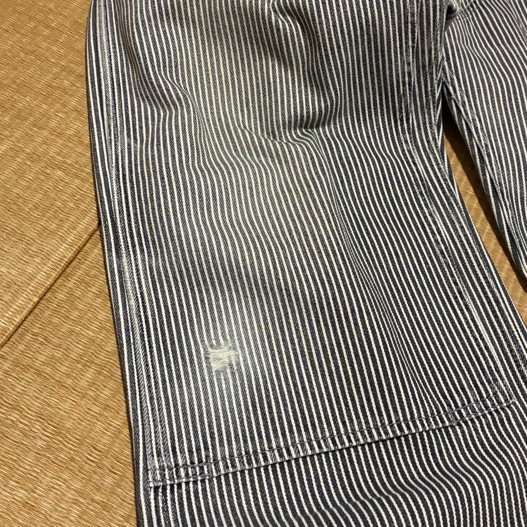 アイアンハート ダブルニー ヒッコリーパンツ