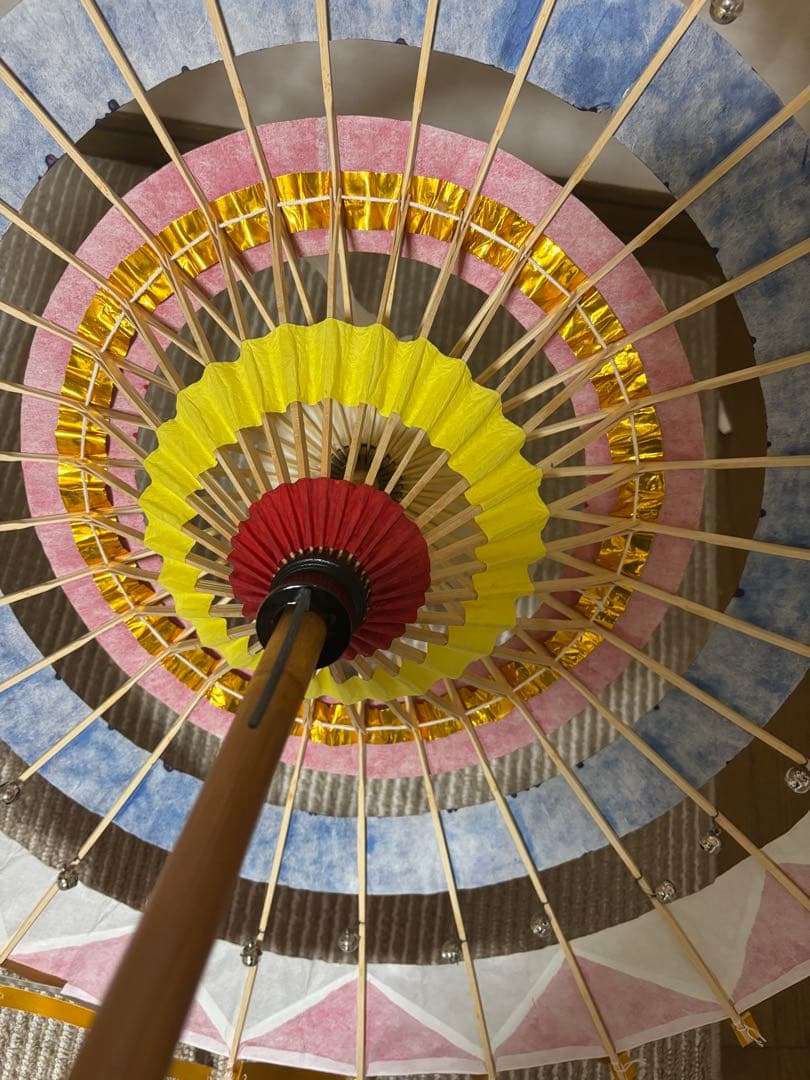 鳥取しゃんしゃん祭り 傘 大人用 直径約80cm 鈴付き