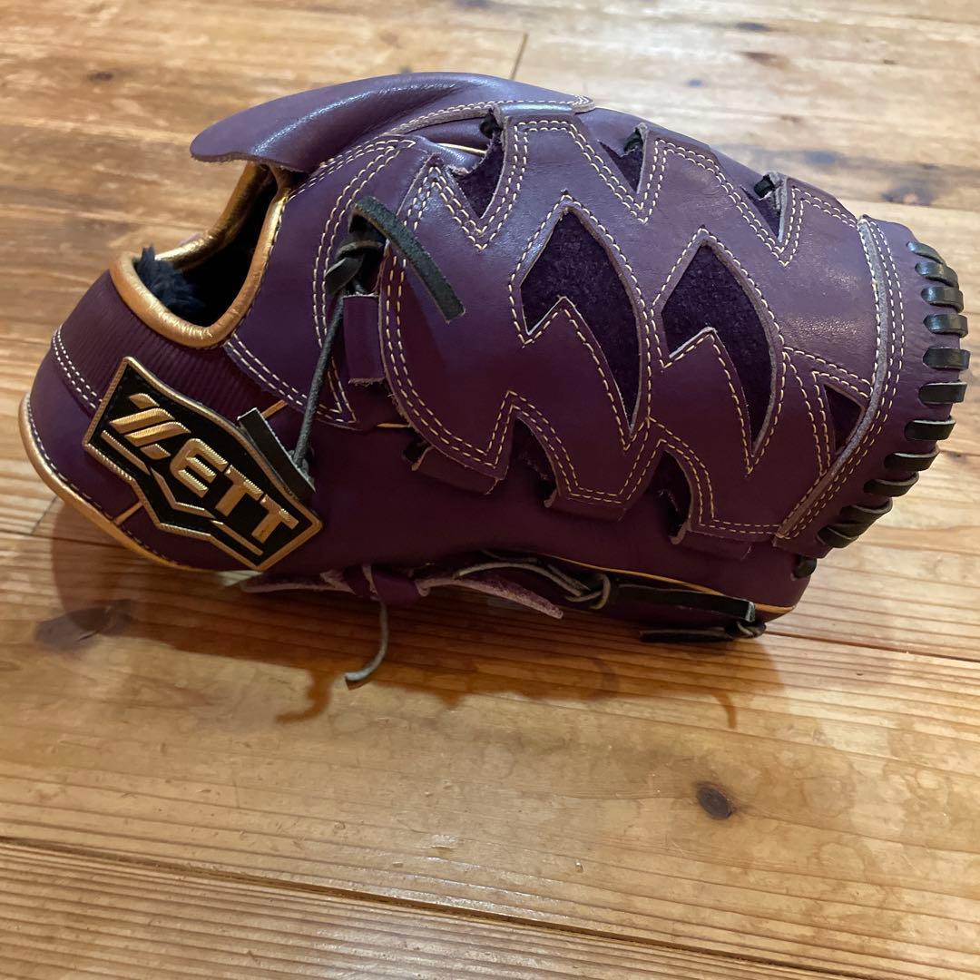 ゼット 軟式グローブ 紫