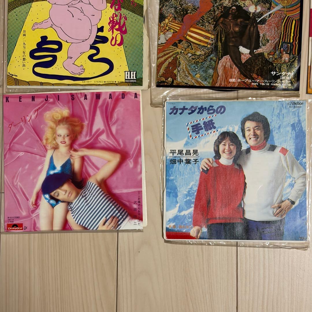 レコード まとめ売り LP 56枚 EP 18枚 70年代 邦楽 洋楽 混在