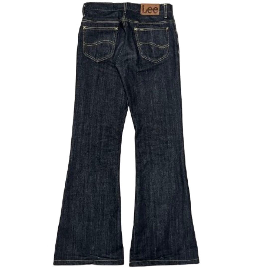 パンツ Lee black flared denim