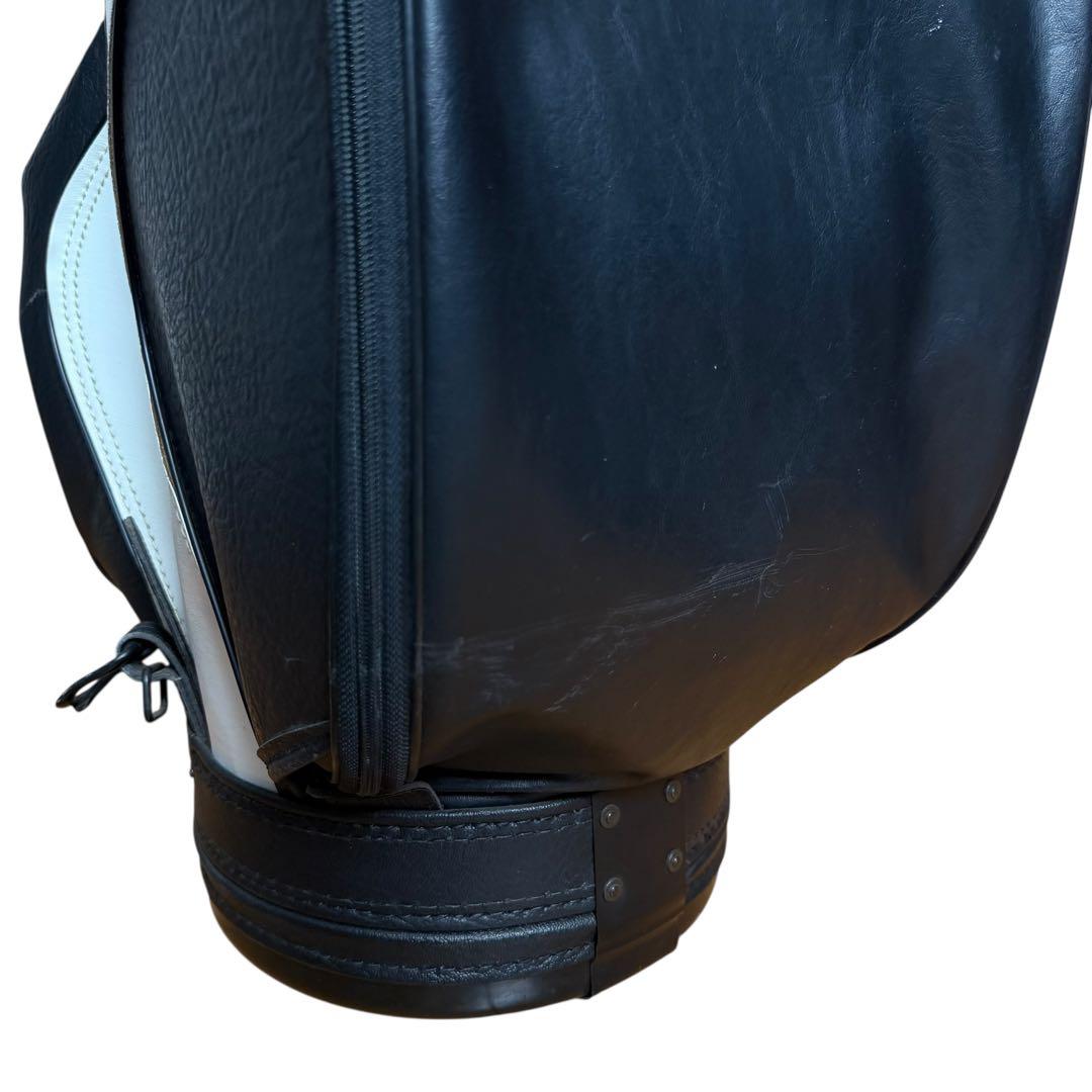 【美品】タイトリスト キャディバッグ USA限定 本革 高級感