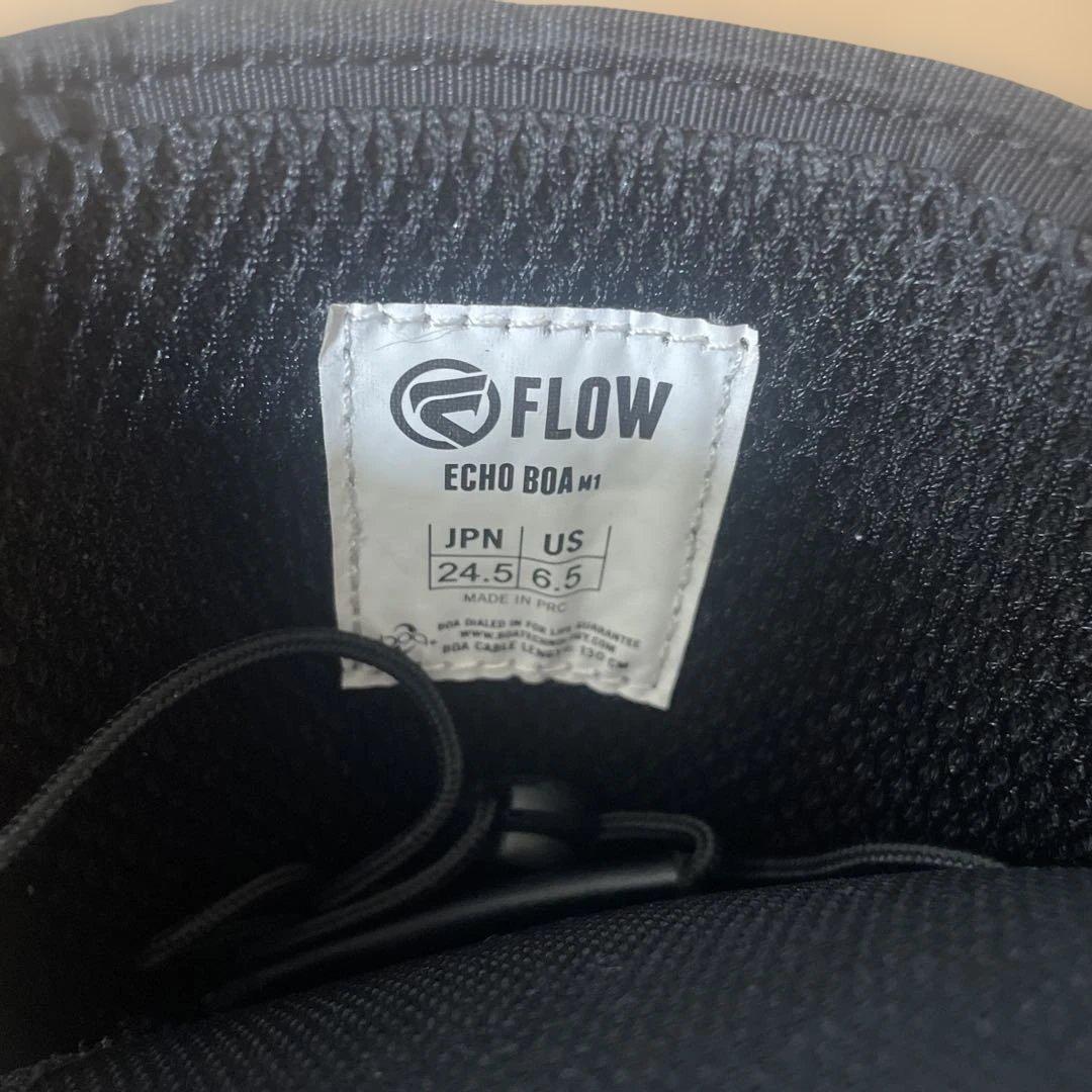 女性用スノーボードブーツ ダイヤル式　FLOW 美品　24.5㎝