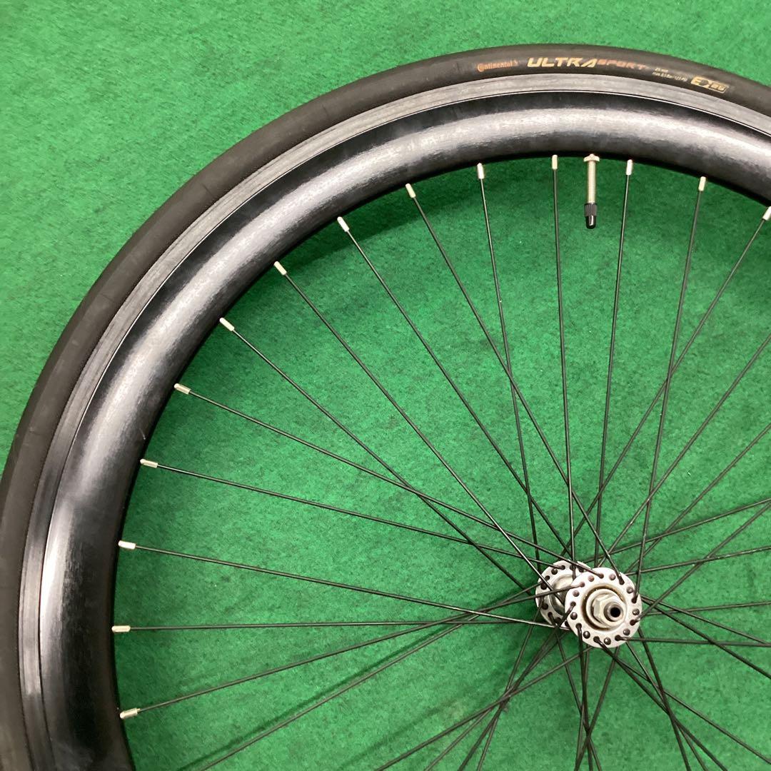 前輪 700x25C タイヤ付 前ホイール 自転車　クイックリリース