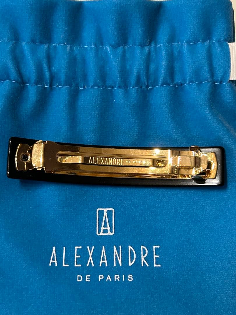 ALEXANDRE DE PARIS ブラックヘアピン