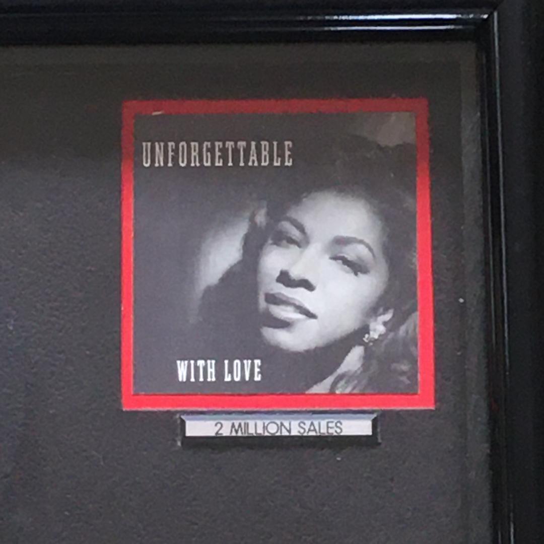 大特価！本物！RIAA認定 プラチナ・ディスク Natalie Cole