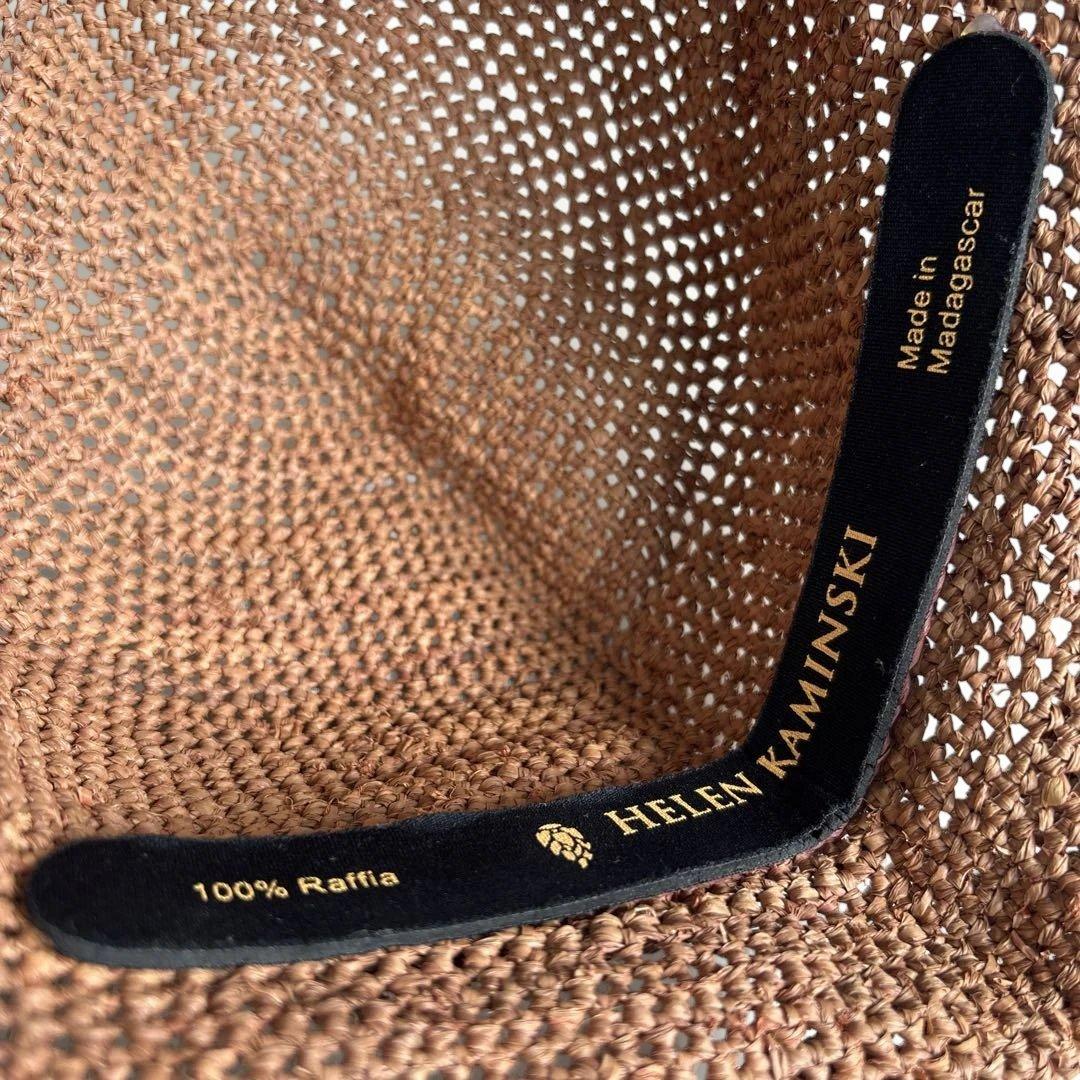 【美品】ヘレンカミンスキー プロバンス8 麦わら帽子 ストローハット