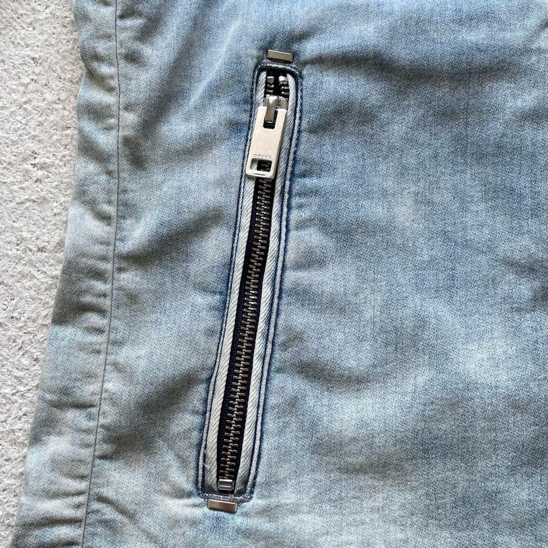 DIESEL デニムジャケット XLサイズ ダメージ加工 ディーゼル