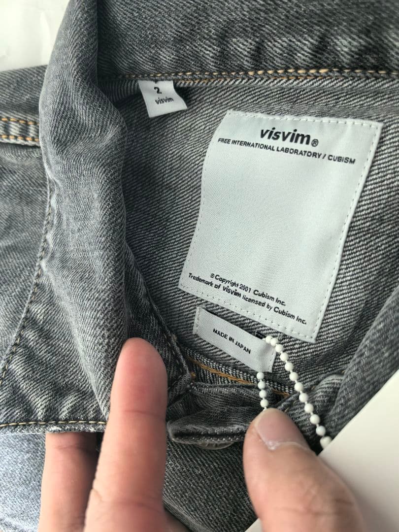 新品未使用 Visvim ss 101JKT DAMAGED デニムジャケット