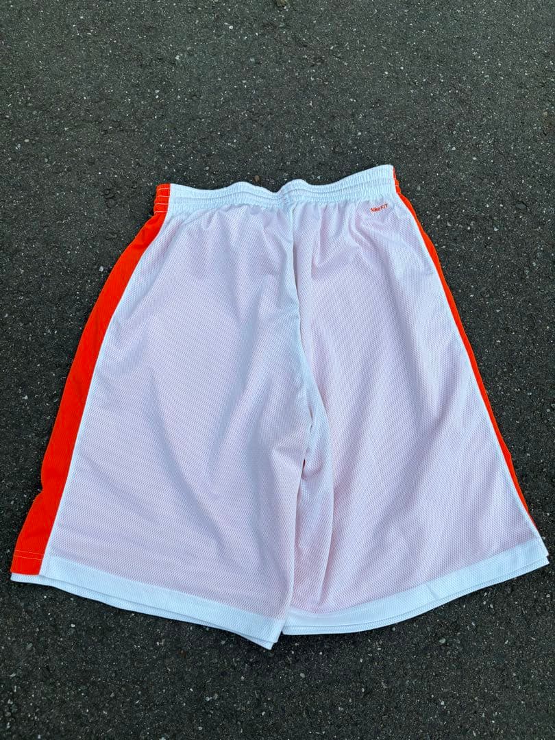 ⭐️激レア00s Nike バスケットボールショートパンツ オレンジ/ホワイト