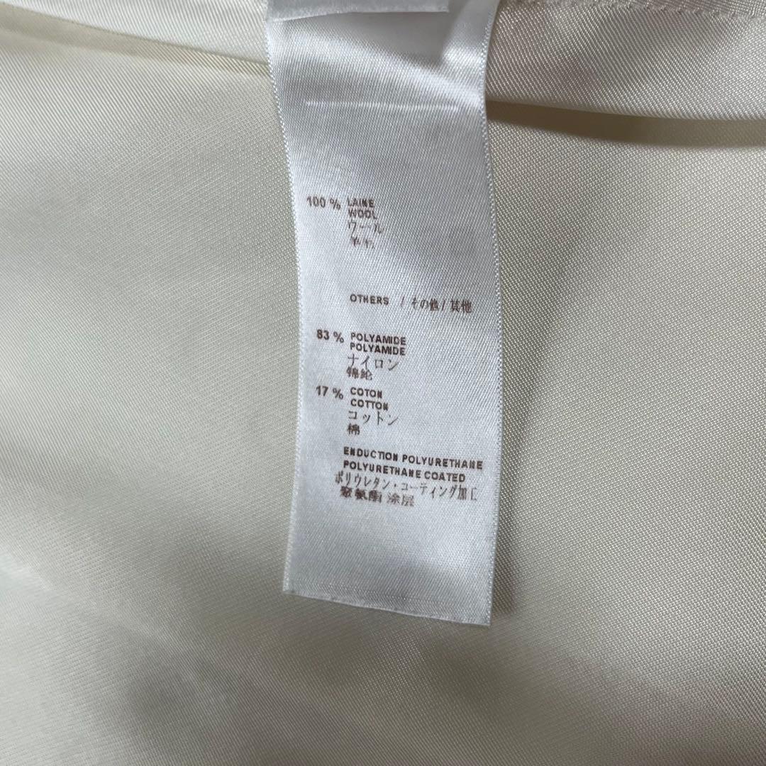 LOUIS VUITTON リブニット切替ワンピース サイズ38 黒×ベージュ