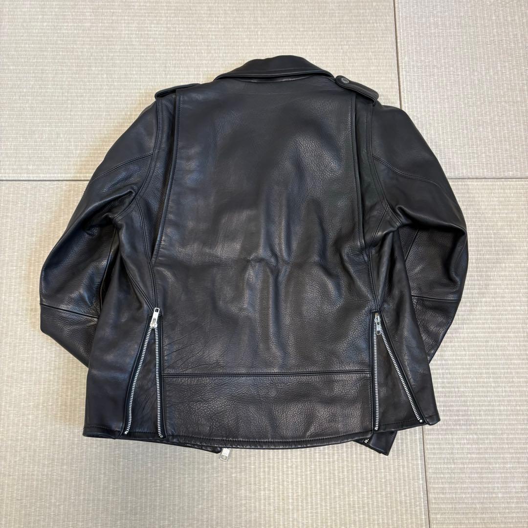 最終値下げ　美品　BEAMS PLUS ダブルライダースジャケット Sサイズ