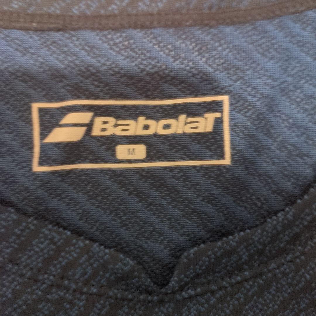Babolat ネイビー ゲームシャツ Mサイズ