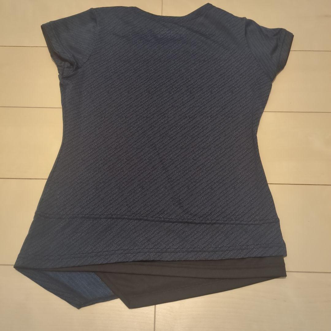 Babolat ネイビー ゲームシャツ Mサイズ