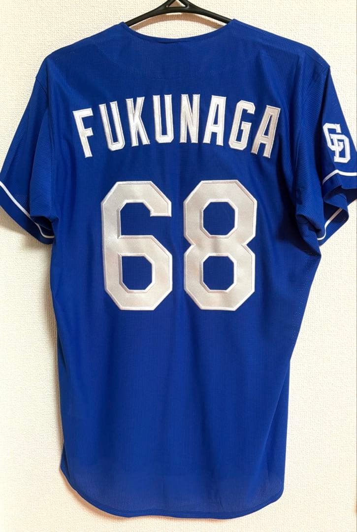 中日ドラゴンズ 福永裕基 68 ビジター ユニホーム S