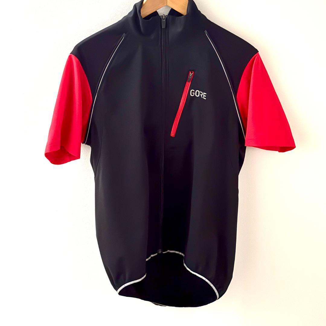 GORE ゴア ソフトシェル サイクルジャージ 長袖→半袖切替可 メンズM