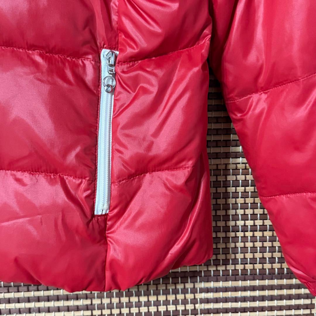 マンシングウェア ゴルフ R.line ダウンジャケット 赤 M フード付き