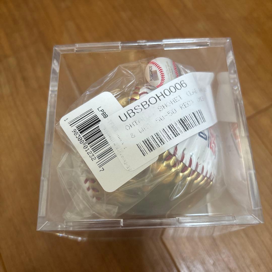 大谷翔平 50/50 記念ボール 背番号17 ケース付き