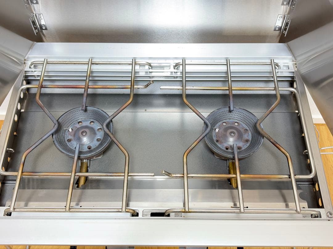 スノーピーク　ギガパワーツーバーナー　スタンダード　GS-220、ケース