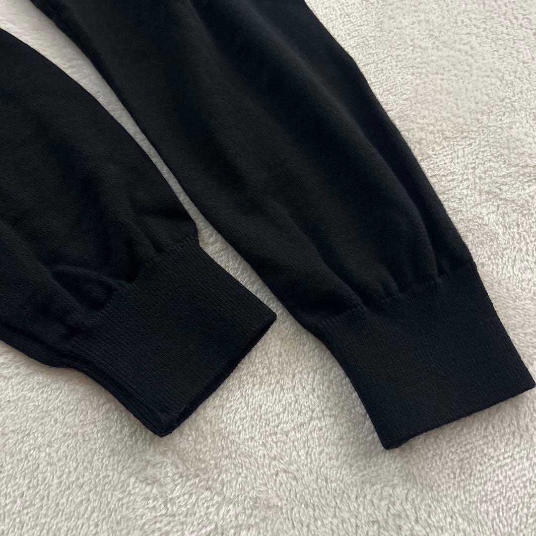 ●未使用品　ジバンシー　ニット　セーター　ゴルフ　ブラック　刺繍ロゴ