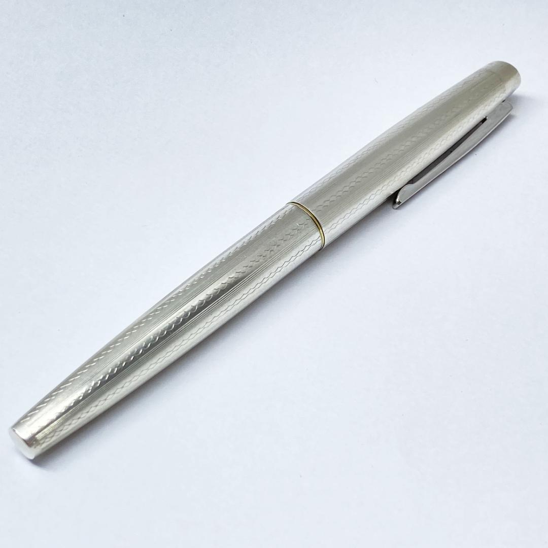 レア 純銀 18K モリソン 万年筆 Morison SILVER