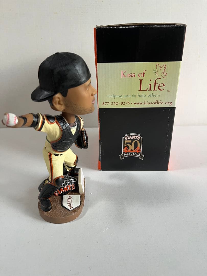 SFジャイアンツ　2008年　球場配布　 ベンジー・モリーナ　ボブルヘッド