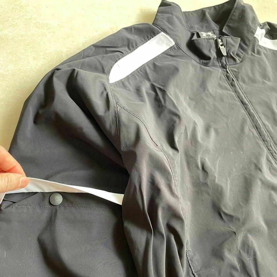 アンダーアーマー シャカ ジャージ ウィンドブレーカー L ブラック 黒 雨具