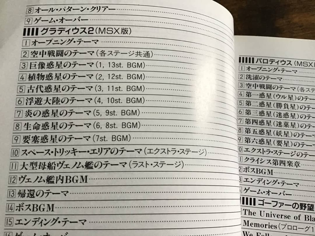 ★楽譜/グラディウス/楽譜集2/コナミ/ゲームミュージック/総譜