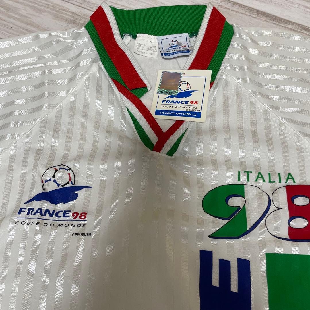 激レア　サッカー　ワールドカップ　98フランス　イタリア　ユニフォーム