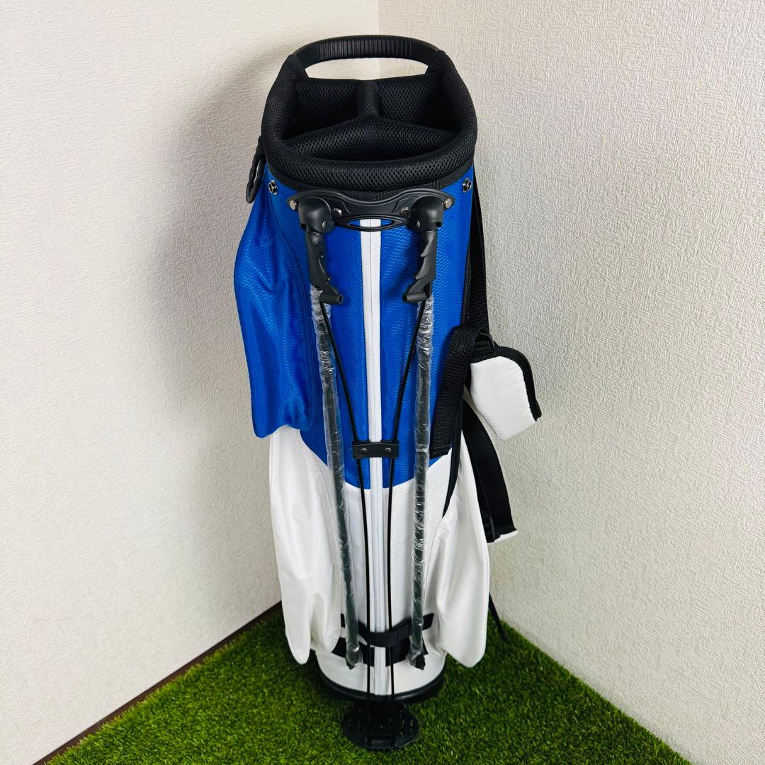 【新品】SRIXON スタンド ダブルショルダー キャディバッグ 青